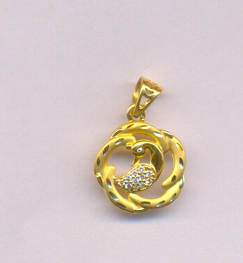 GOLD PENDENT CASTING FANCY