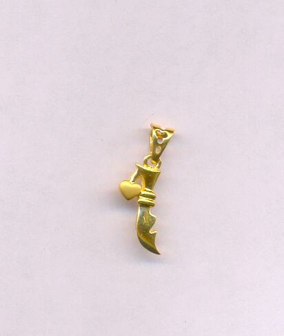 GOLD PENDENT CASTING FANCY