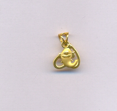 GOLD PENDENT CASTING FANCY