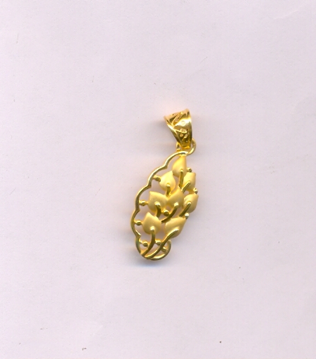 GOLD PENDENT CASTING FANCY