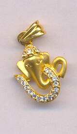 GOLD PENDENT DESIGNER GENERAL