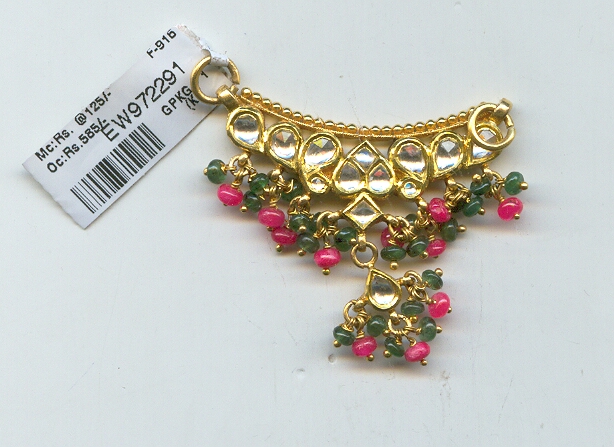 GOLD PENDENT KUNDAN GENERAL