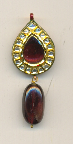 GOLD PENDENT KUNDAN GENERAL
