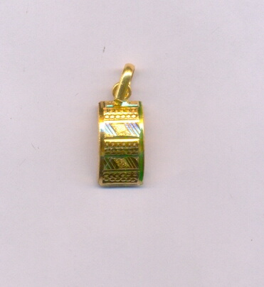 GOLD PENDENT PLAIN EXCLUSIVE