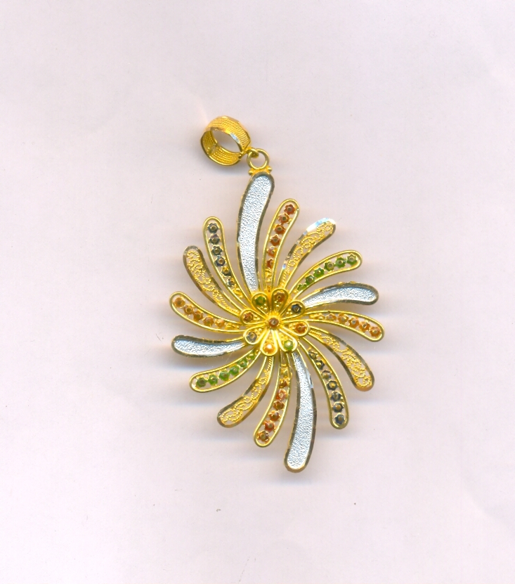 GOLD PENDENT PLAIN EXCLUSIVE