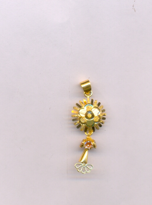 GOLD PENDENT PLAIN EXCLUSIVE