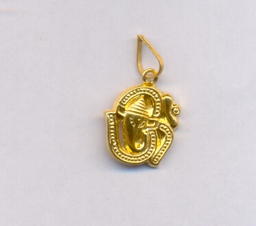 GOLD PENDENT PLAIN EXCLUSIVE