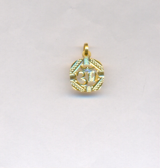 GOLD PENDENT PLAIN EXCLUSIVE