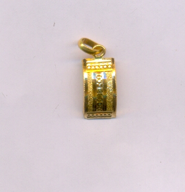 GOLD PENDENT PLAIN EXCLUSIVE
