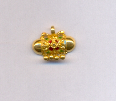 GOLD PENDENT PLAIN EXCLUSIVE