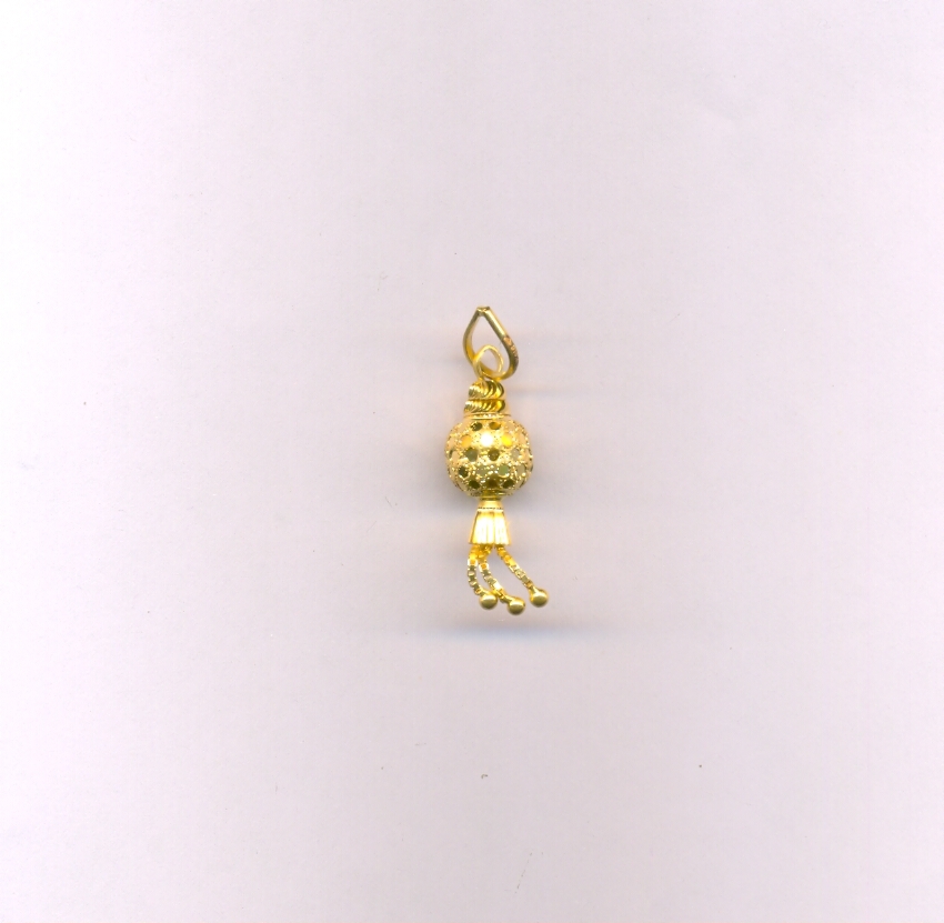 GOLD PENDENT PLAIN EXCLUSIVE