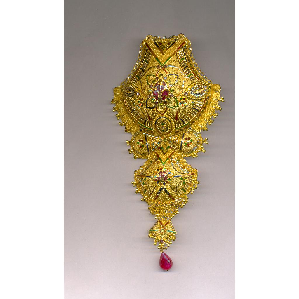 GOLD PENDENT PLAIN EXCLUSIVE
