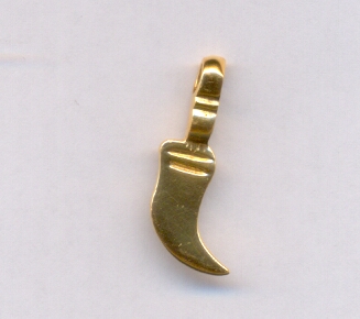 GOLD PENDENT PLAIN EXCLUSIVE