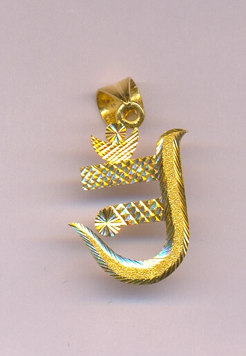 GOLD PENDENT PLAIN EXCLUSIVE