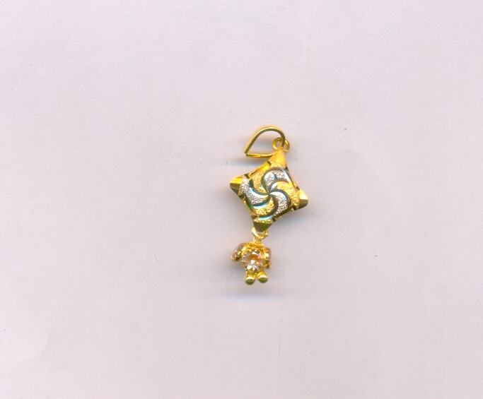 GOLD PENDENT PLAIN EXCLUSIVE