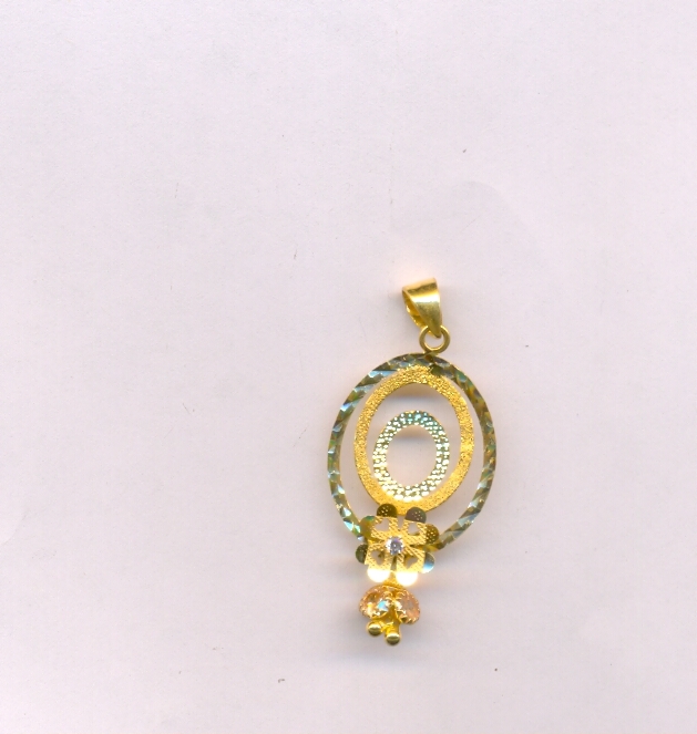 GOLD PENDENT PLAIN EXCLUSIVE