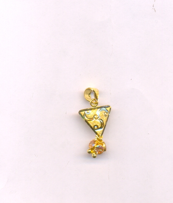 GOLD PENDENT PLAIN EXCLUSIVE