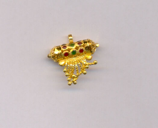 GOLD PENDENT PLAIN FANCY