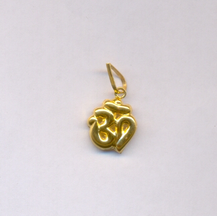 GOLD PENDENT PLAIN FANCY