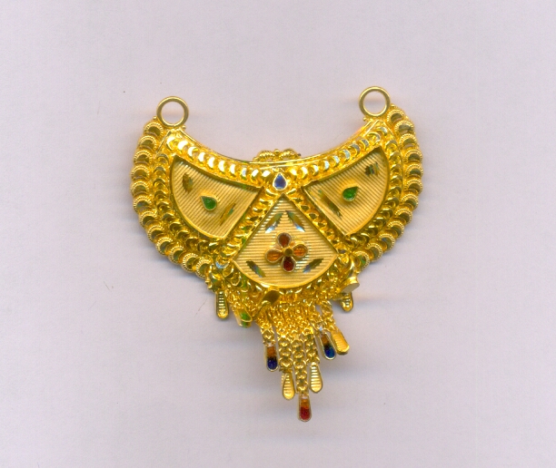 GOLD PENDENT PLAIN FANCY