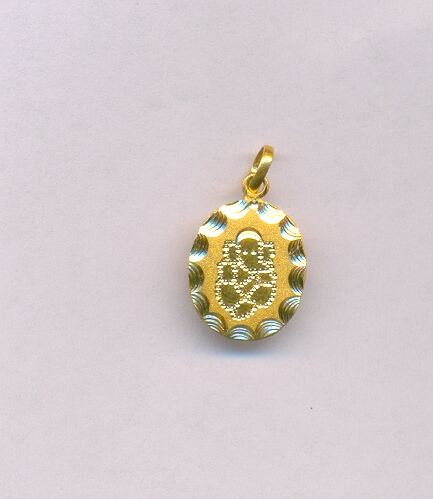 GOLD PENDENT PLAIN FANCY