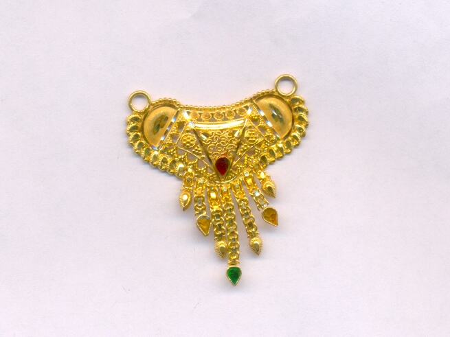 GOLD PENDENT PLAIN FANCY