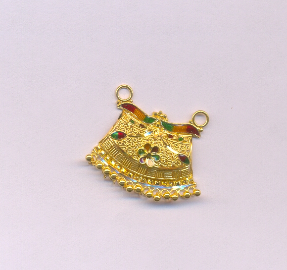 GOLD PENDENT PLAIN FANCY