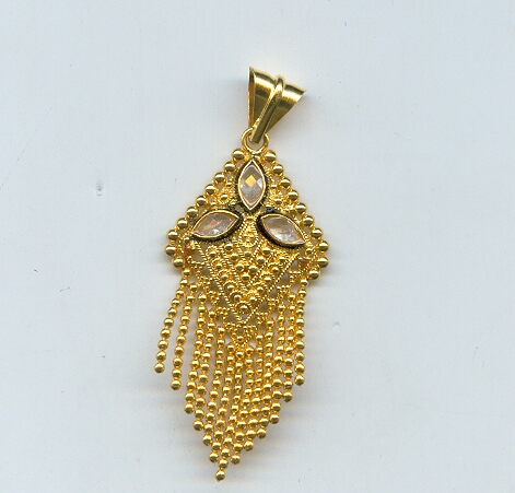 GOLD PENDENT PLAIN FANCY