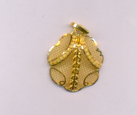 GOLD PENDENT PLAIN FANCY
