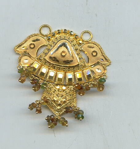 GOLD PENDENT PLAIN FANCY