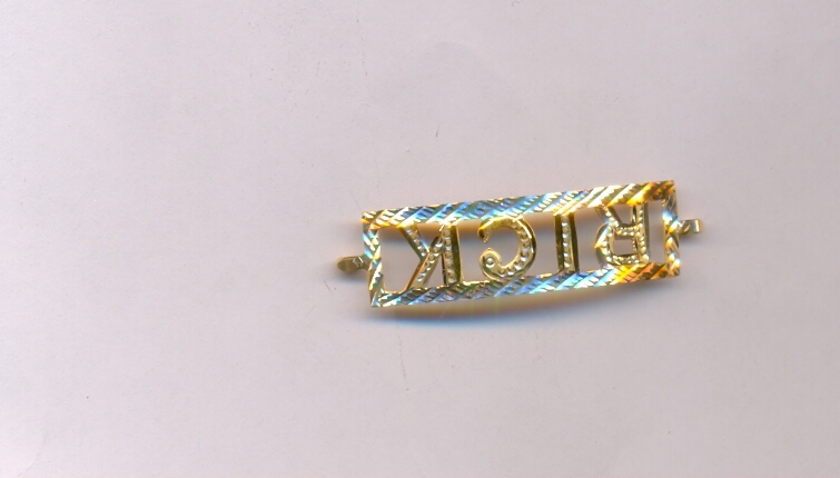 GOLD PENDENT PLAIN FANCY