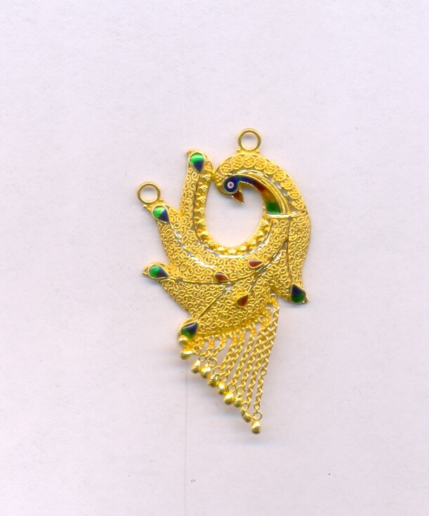 GOLD PENDENT PLAIN FANCY