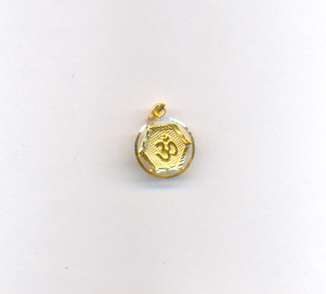 GOLD PENDENT PLAIN FANCY