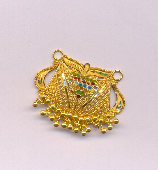 GOLD PENDENT PLAIN FANCY
