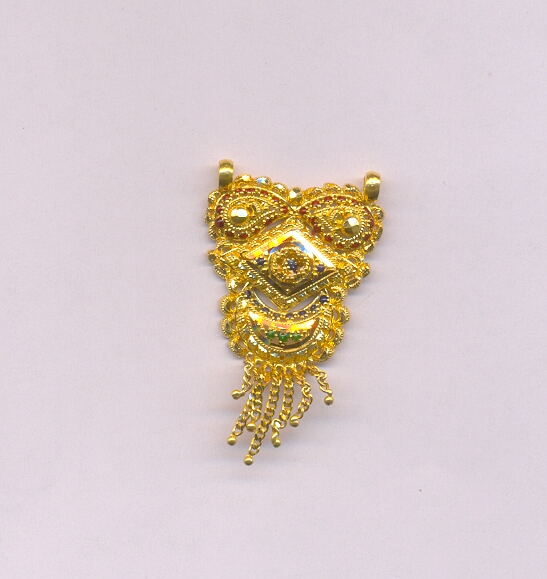 GOLD PENDENT PLAIN FANCY