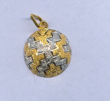 GOLD PENDENT PLAIN FANCY