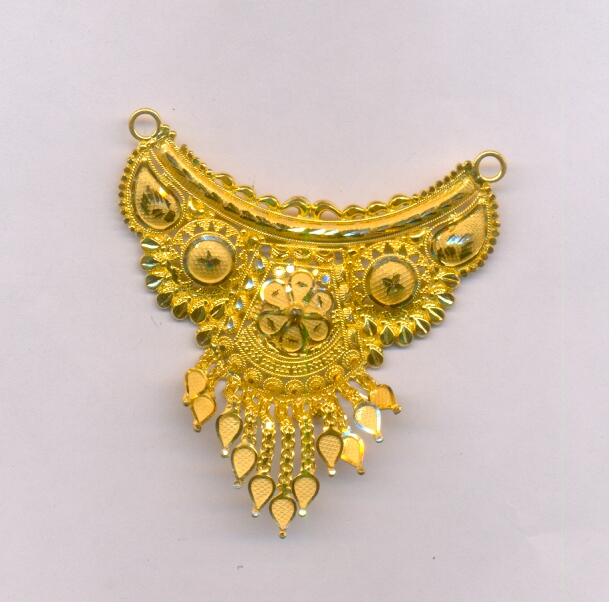 GOLD PENDENT PLAIN FANCY