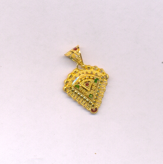 GOLD PENDENT PLAIN FANCY