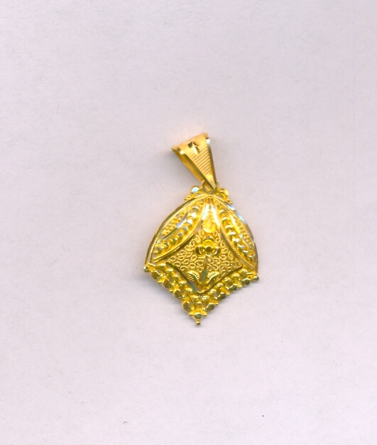 GOLD PENDENT PLAIN FANCY