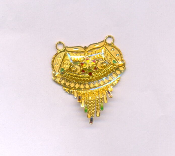 GOLD PENDENT PLAIN FANCY