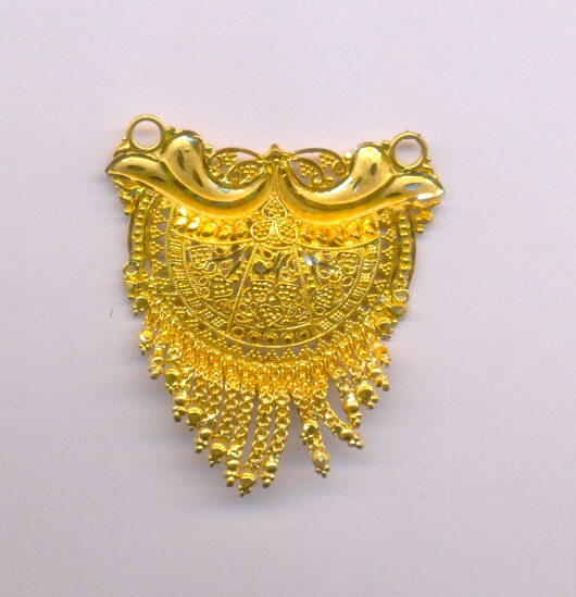 GOLD PENDENT PLAIN FANCY