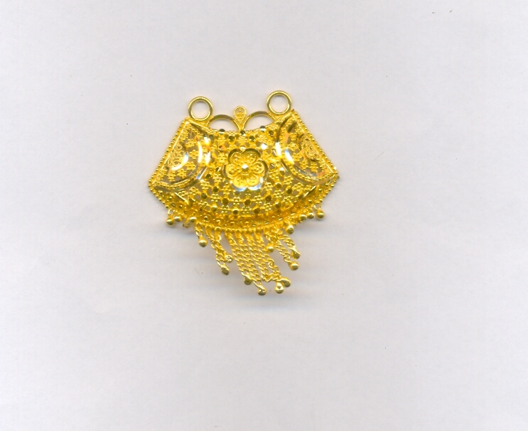 GOLD PENDENT PLAIN FANCY