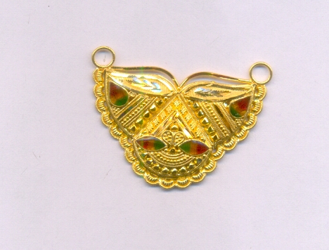 GOLD PENDENT PLAIN FANCY