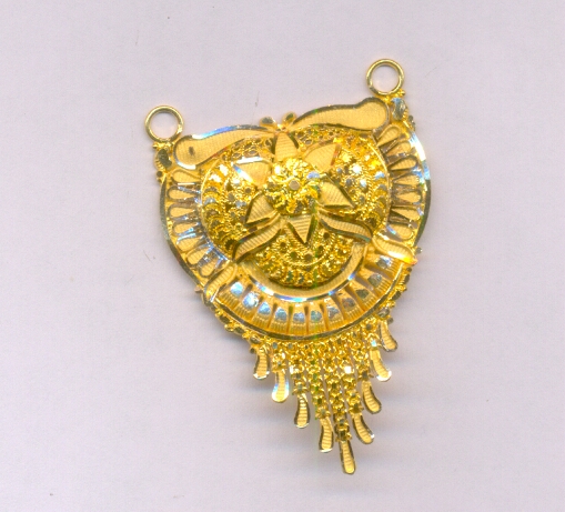 GOLD PENDENT PLAIN FANCY
