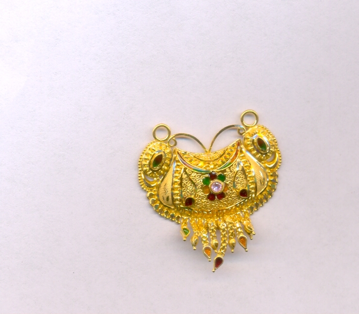 GOLD PENDENT PLAIN FANCY
