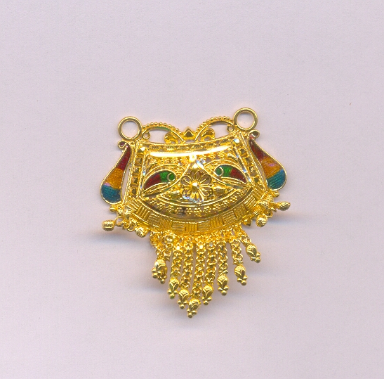 GOLD PENDENT PLAIN FANCY