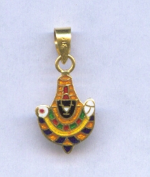 GOLD PENDENT PLAIN FANCY