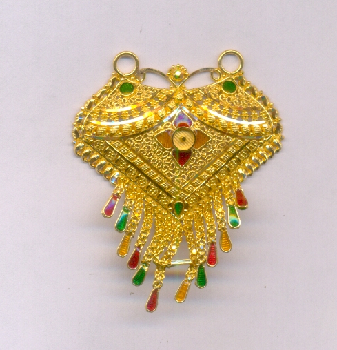 GOLD PENDENT PLAIN FANCY