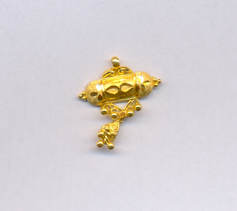 GOLD PENDENT PLAIN FANCY