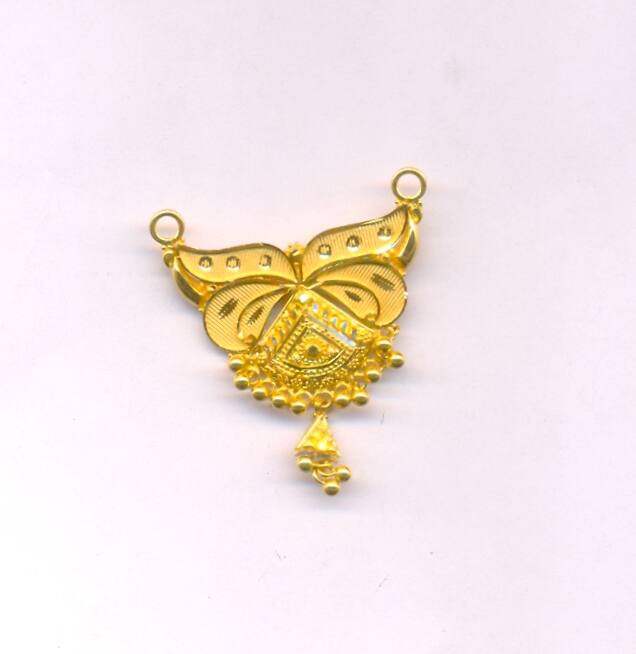 GOLD PENDENT PLAIN FANCY